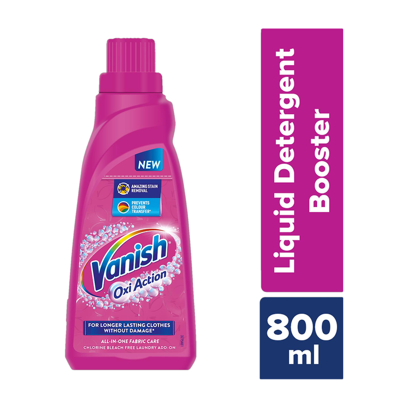 Vanish All in One Liquid Detergent Booster - 800 ml Stain Remover(800 ml)