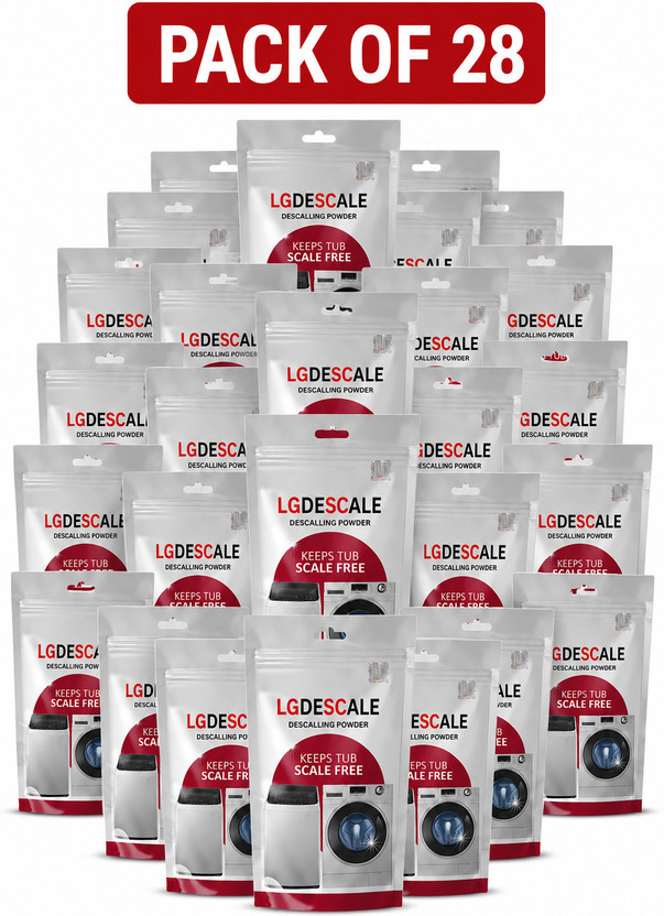 LGDESCALE Washing Machine Descaling & Detergent Powder – Deep Clean Formula Stain Remover(2800 g)