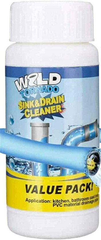divuu enterprise Drain Cleaner Powder, Powerful Drain Blockage Cleaner Sink Cleaner Powder (1Pc) Powder Drain Opener(100 g)