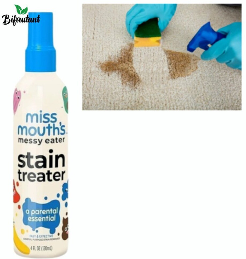 BIFRRUTANT Miss Mouth Stain Treater Clothes Stain Remover Compact Size No Residue Baby Safe Stain Remover(120 ml)