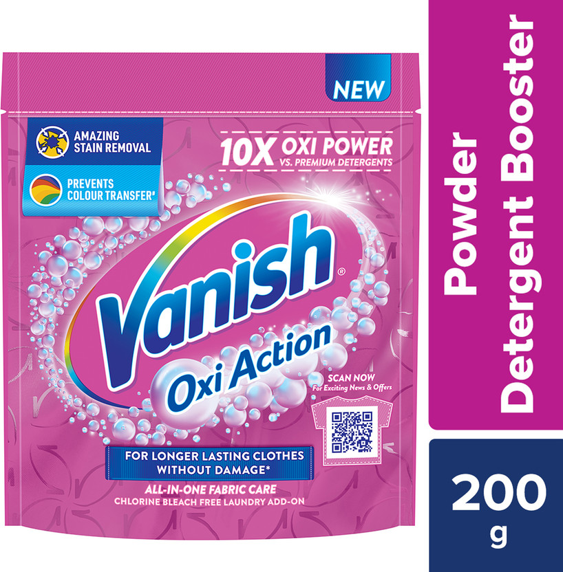Vanish All in One Powder Detergent Booster Stain Remover(200 g)