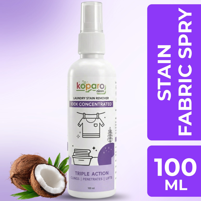 Koparo Instant Stain Remover for Clothes | Stain Remover Liquid Spray | Colour Safe Stain Remover(100 ml)