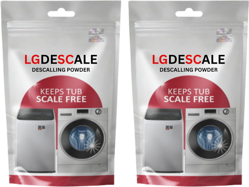 LGDESCALE L G DESCALE WASHING MACHINE DESCALING POWDER Detergent Powder (200 g) Stain Remover(100 g)