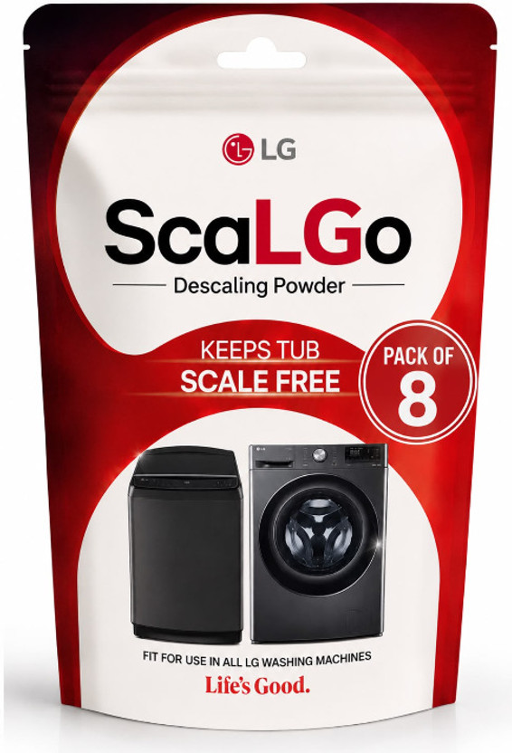 LGDESCALE Washing Machine Descaling & Detergent Powder – Deep Clean Formula Stain Remover(800 g)