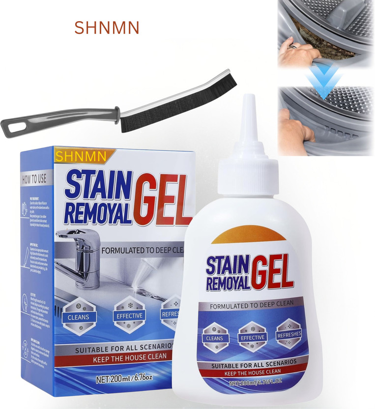 SHNMN Washing fridge Machine Mold Stain Remover Gel for Seals Grout Bathroom Cleaning Stain Remover(200 ml)