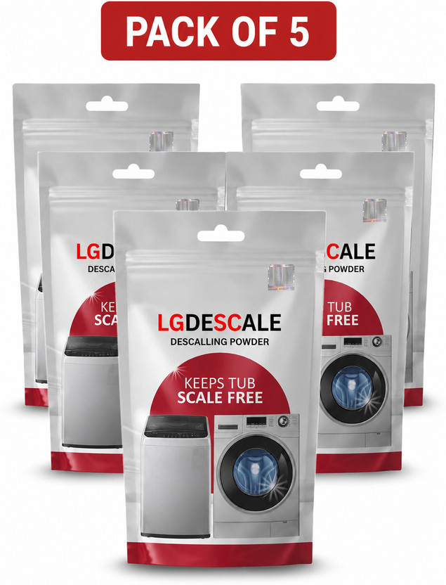 LGDESCALE Washing Machine Descaling & Detergent Powder – Deep Clean Formula Stain Remover(500 g)