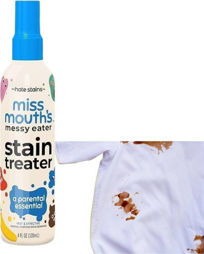 MISS MOUTH'S Powerful stain removal clothes | Quick Action Cloth Cleaning Spray Liquid Soluti Stain Remover(120 ml)