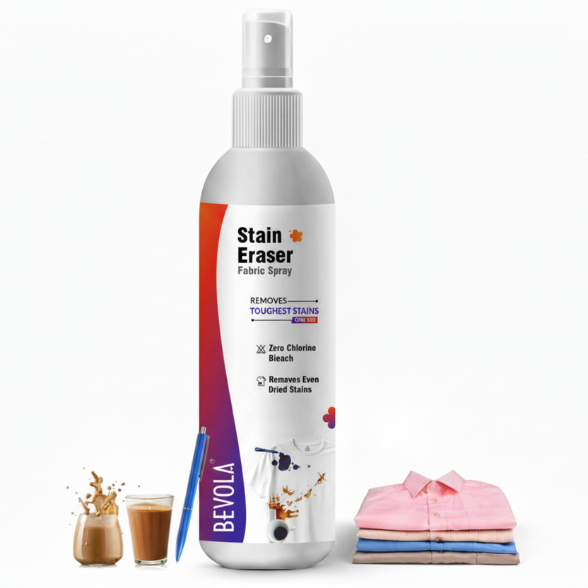 QUICKTRADE Bevola Fabric Stain Remover Spray - Removes Ink, Coffee & Tough Stains Stain Remover(100 ml)