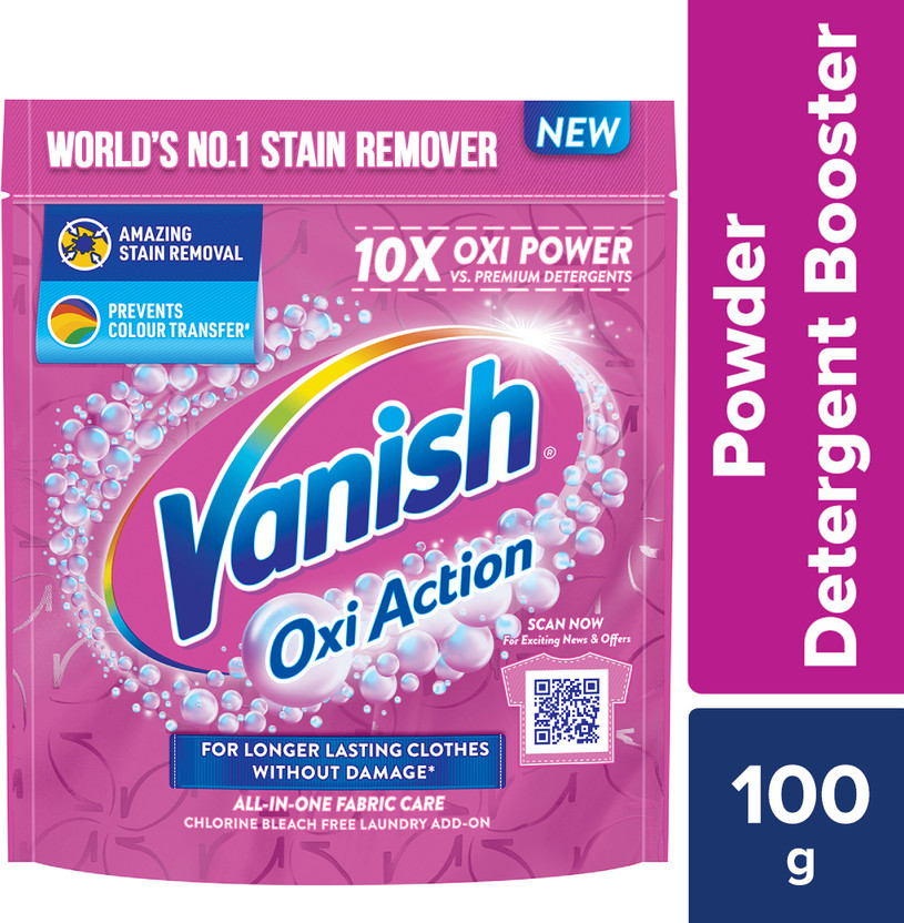 Vanish All in One Powder Detergent Booster - 100 g Stain Remover(100 g)