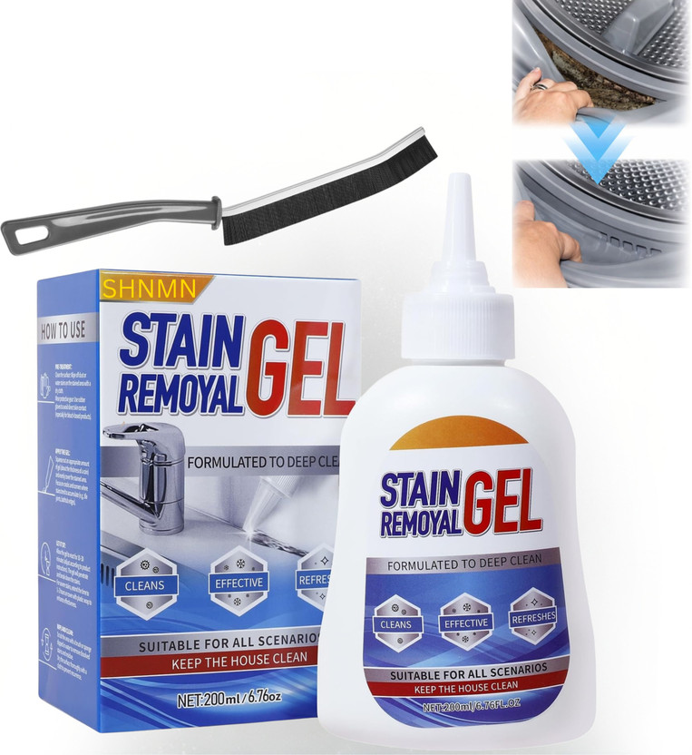 SHNMN Mold Stain Remover Gel for fridge Washing Machine Seal Grout Bathroom Cleaner Stain Remover(200 ml)