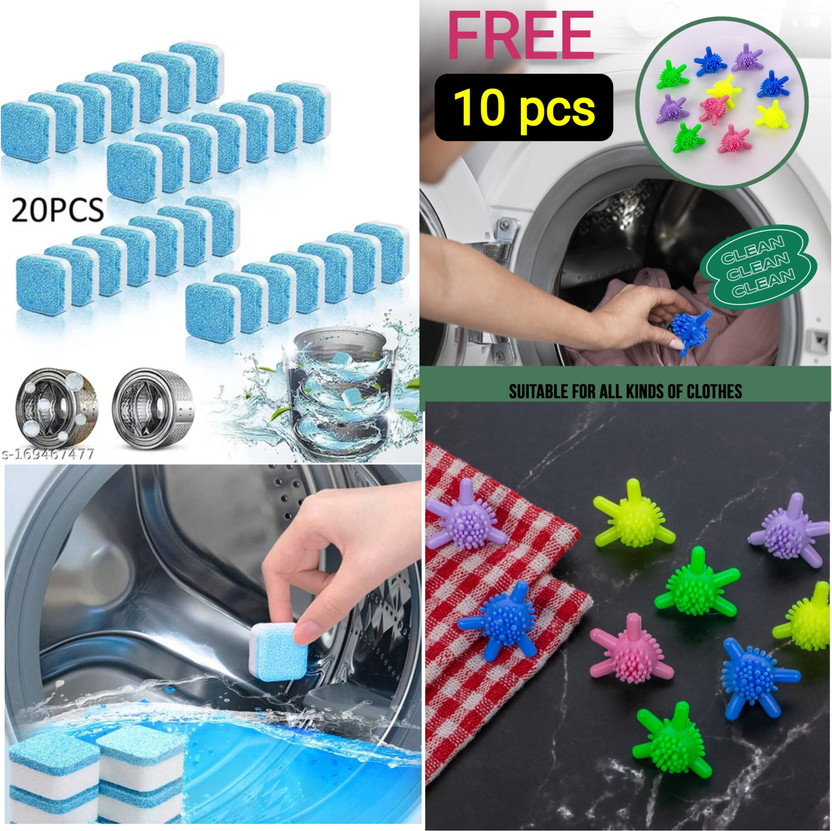 Sahil Enterprise Washing Machine Cleaner Tablet Powder Tablets Stain Remover(300 g)