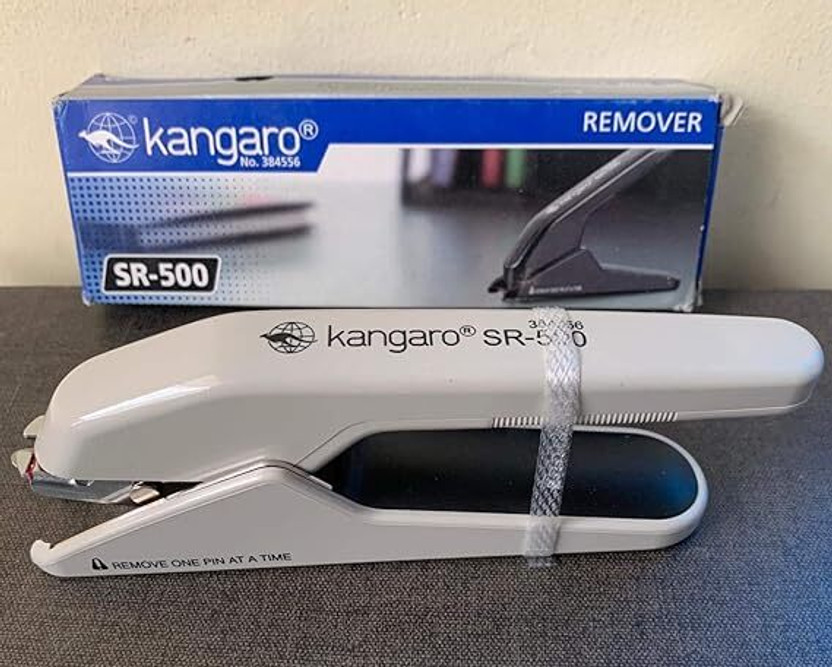 Kangaro SR-500 Heavy Duty Staple Remover Staples(Set of 1, White)