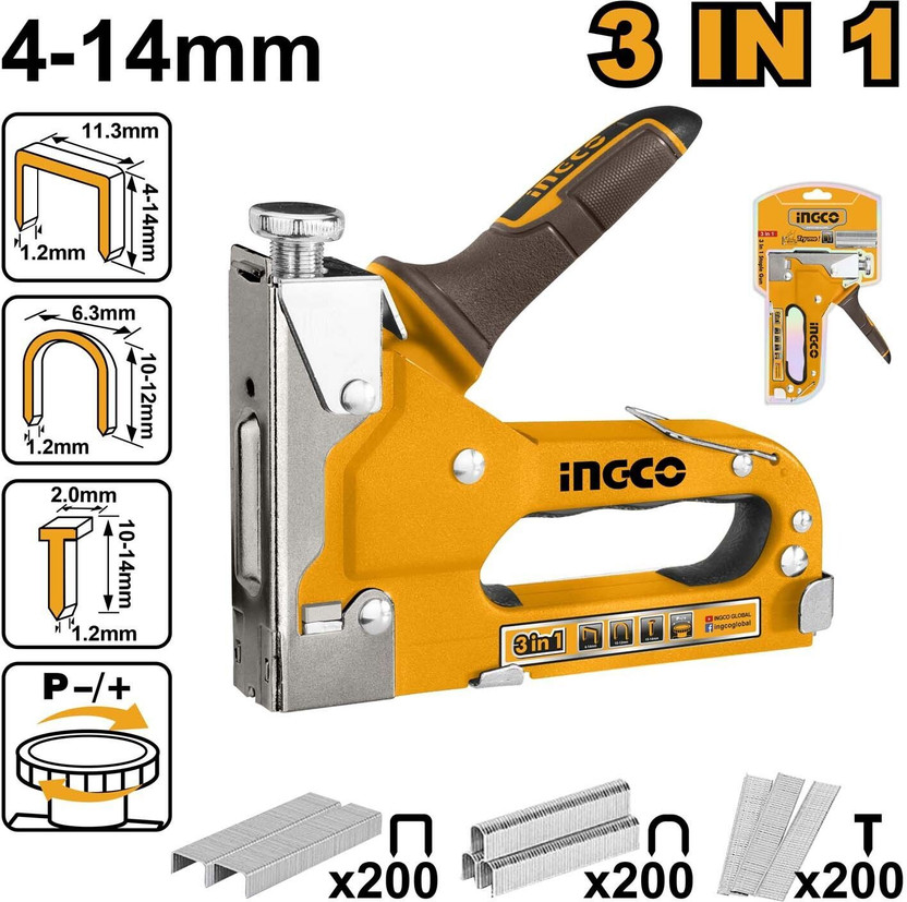 INGCO INGCO 3 in 1 Staple gun NA  Stapler - Flipkart Deal