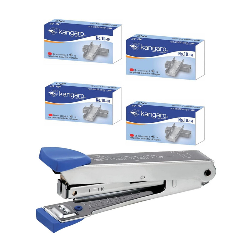 Kangaru Kangaru 10mm Stapler With 4 Box Pin NA  Stapler - Flipkart Deal