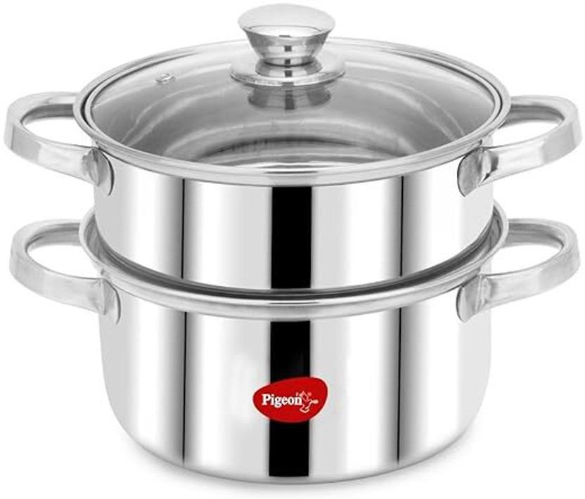 Pigeon Pigeon Steel X Stainless Steel Steamer(4.6 L) - Flipkart Deal