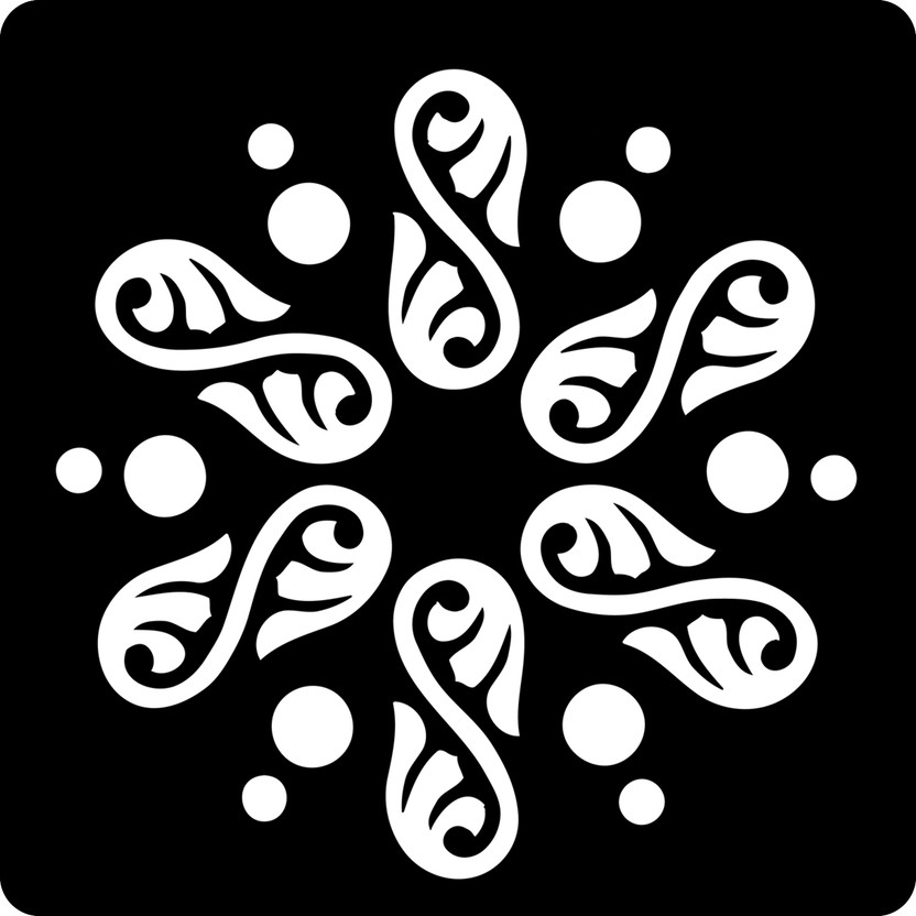 Kachi Pencil Floral Design Art Pattern Craft Stencil for Painting Art Big Size 12x12 inch Reu sable Stencil for Painting, Fabric, Glass, Wall Painting, and Craft Painting, 17 48, Art & Craft Painting Stencil(Pack of 1, Floral Design Art Pattern Craft Stencil for Painting Art)