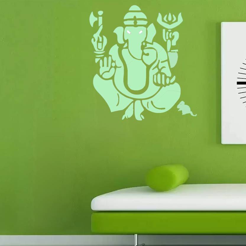 PS COLLECTIONS Lord Ganesha Reusable Wall Painting Stencil for Home