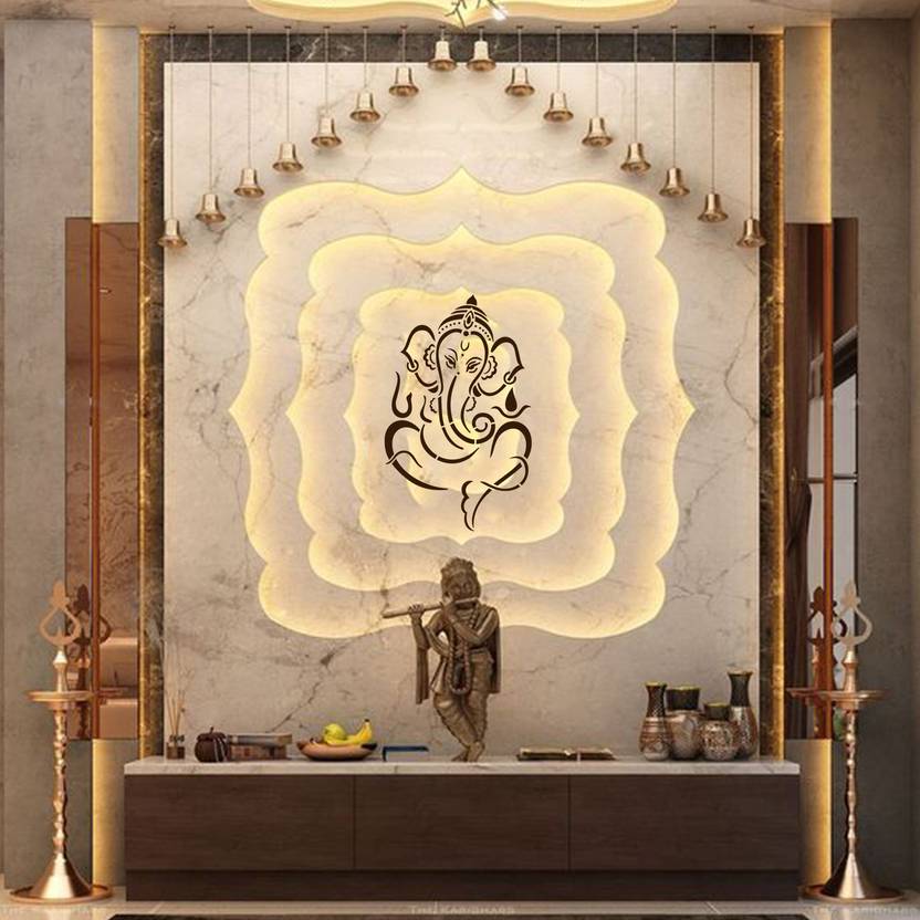 StenCart Ganesha Wall Design Stencil for Wall Painting (16 inch x 24