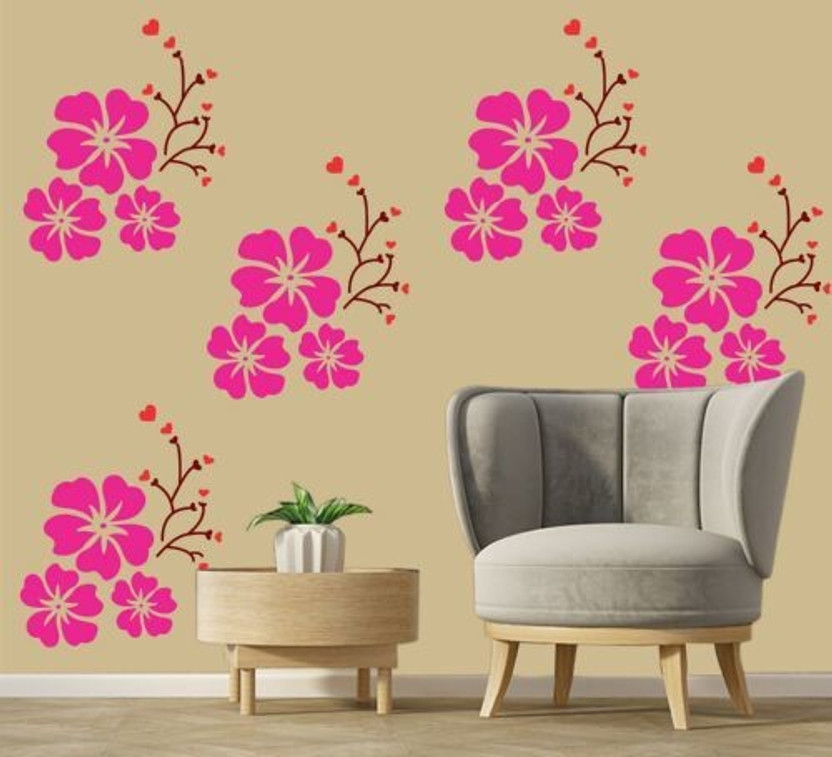 Procence wall art Stencil reusable stencil for home office wall decoration painting stencil (Size 16 X24) Wallstencils-PRO488 wall art Stencil reusable stencil for home office wall decoration painting stencil (Size 16 X24) wall art Stencil reusable stencil PVC Stencil(Pack of 1, Floral)