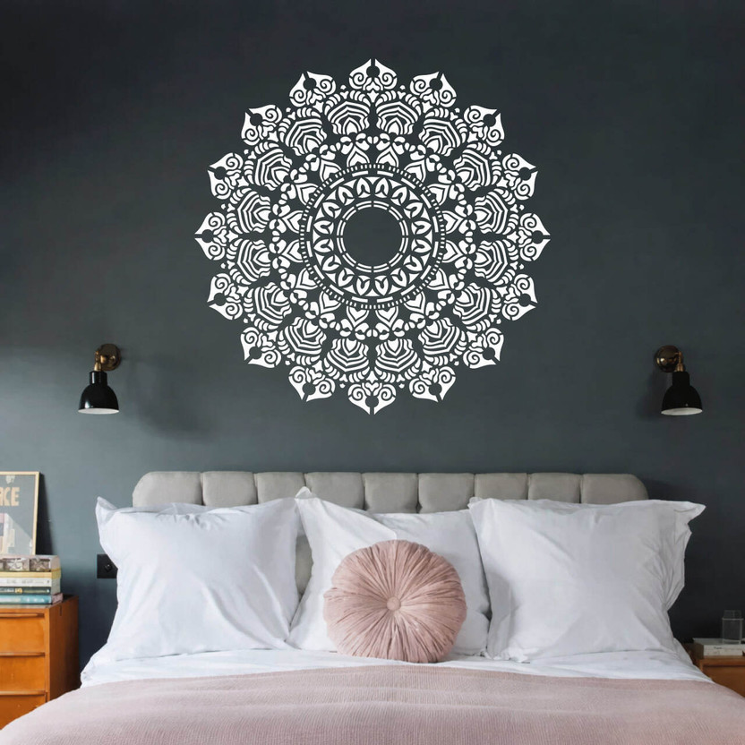 OLIVEART OLIVEART Large Mandala Painting Stencil 20 Inch Mandala Circle Wall Painting Stencil 20 Inch Round Mandala Wall Stencil Stencil(Pack of 1, Circular Mandala Wall Decor Stencil) - Flipkart Deal