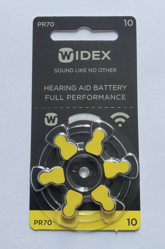 Widex Hearing Aid Batteries Size 10, Pack of 1 Strips MERCURY FREE