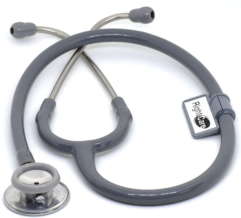 RightCare Doctor Stethoscope Acoustic Stethoscope(Grey)