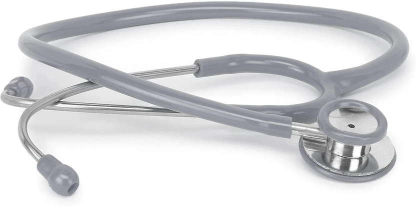 Fidelis Healthcare Dual Head for Medical Students and Doctors Acoustic Stethoscope(White)