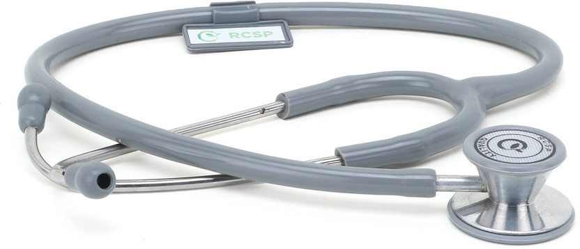 RCSP Stethoscope for Doctors and medical student Dual head Grey Acoustic Stethoscope(Grey)