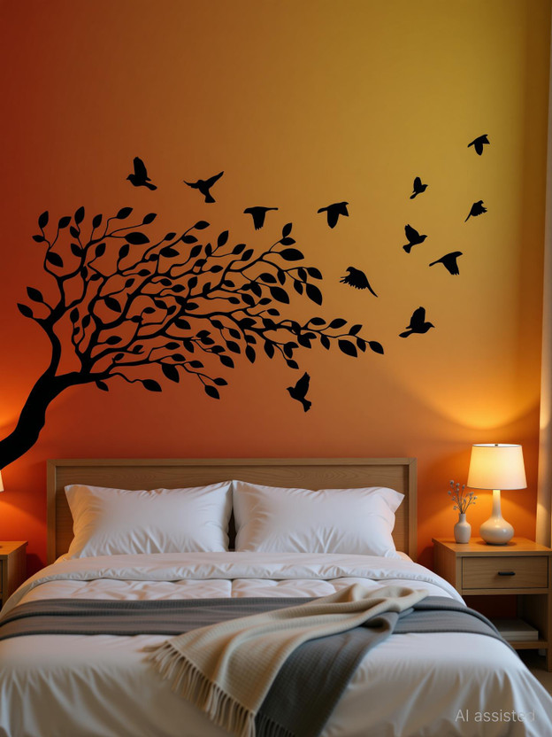 Decor Villa Sticker(Pack of 1)