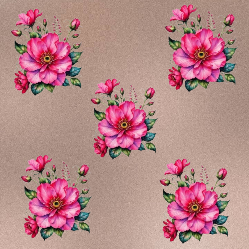 PIVLU PIVLU 4 inch Bloom Illustration Art for Lifestyle Goods Self Adhesive Sticker(Pack of 5) - Flipkart Deal