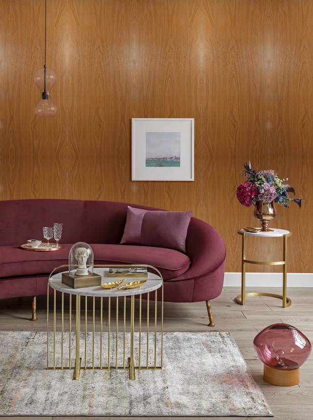 Flipkart SmartBuy 500 cm Wall Stickers Wallpaper Brown Natural Wood