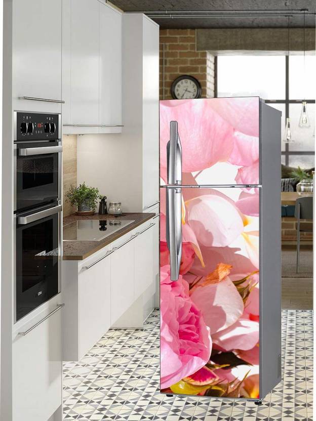 Extra Large Double Door Fridge Sticker Peel & Stick, Removable, Easy to