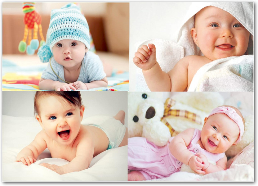 Baby Wall Poster For Home Decor Vinayl Sticker 300GSM Thick (13X19 inch) Paper Print(33.02 inch X 48.26 inch)