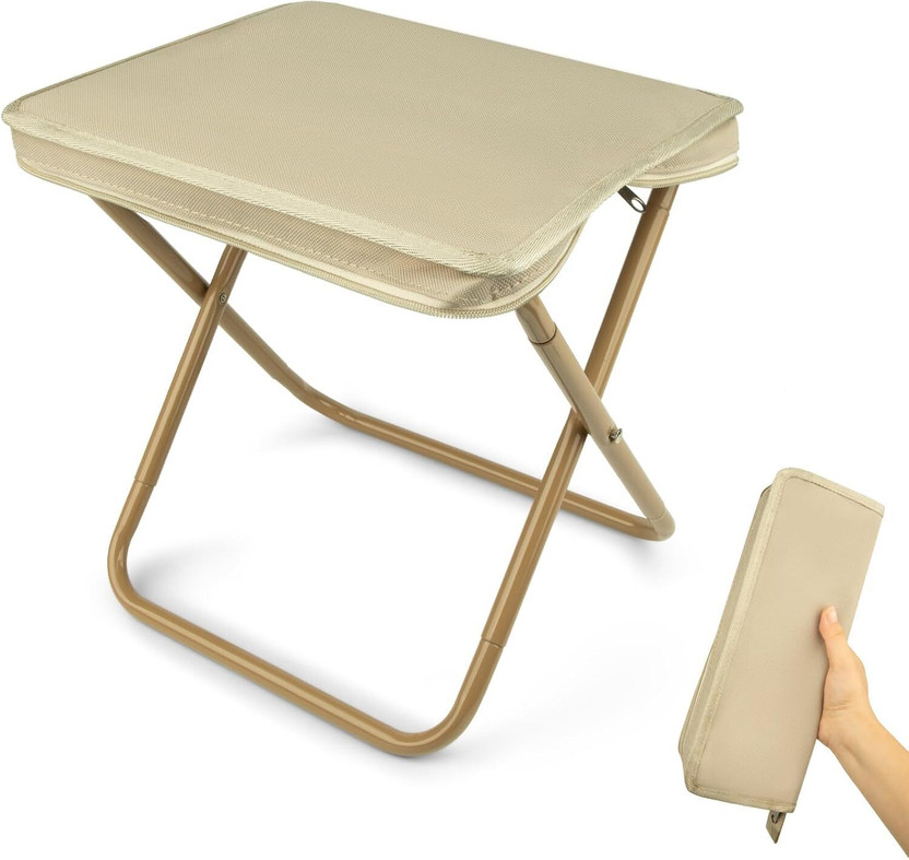 Kesig Camping Stool, Lightweight Portable Folding Chai Stool(Multicolor, Pre-assembled)