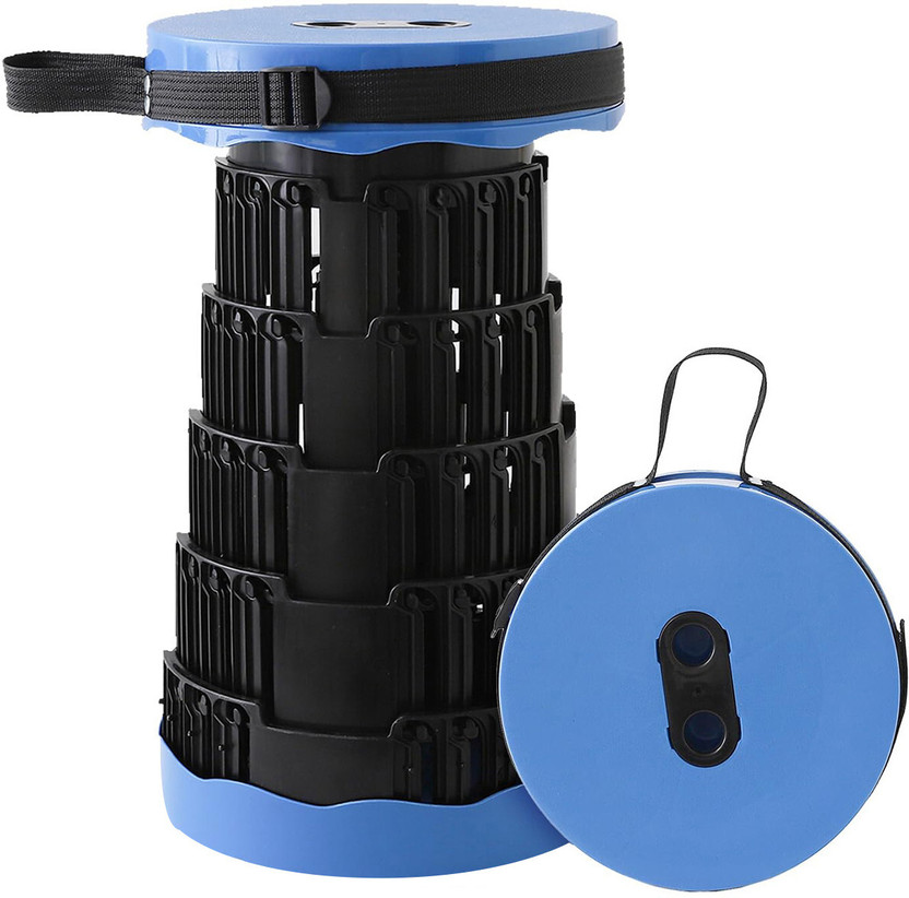 ARSUVI Portable Stool For Fishing Hiking, Gardening, Travel & Outdoor For Kids Outdoor & Cafeteria Stool(Blue, Pre-assembled)