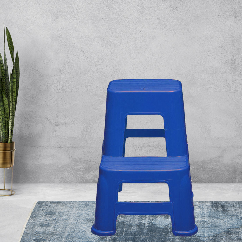 Nilkamal Nilkamal Strong & Durable Stool STL 21|100% PolyPropylene|For Living ,Bed Room, Kitchen Bathroom Stool(Blue, Pre-assembled) - Flipkart Deal