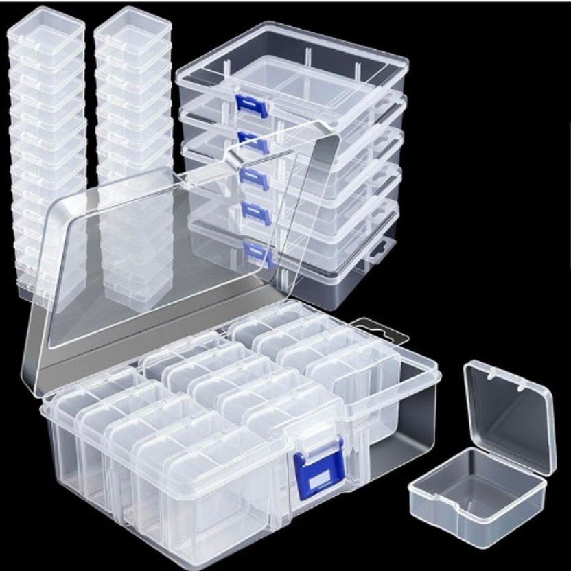 saloni marts SM-14Grid-Organizer Storage Box(White)