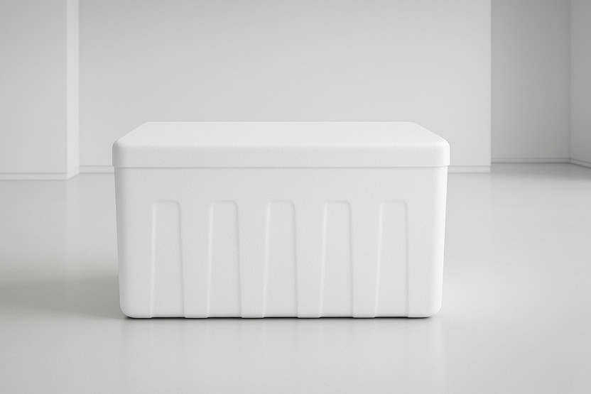 EITPL E-Kool 10 L Insulated Ice Box – Durable EPS Cooler for Travel, Food & Medicine Storage Box(White)