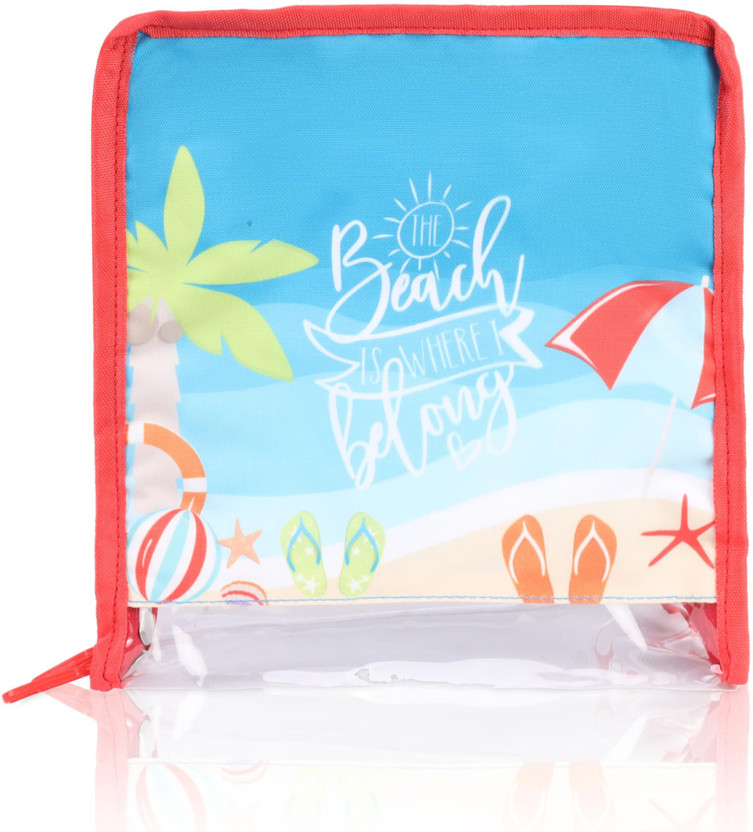 Echo Echo Boomers Beach 4-Piece Set Blue Packing Cubes with Unique Beach Print Storage Box(Multicolor) - Flipkart Deal