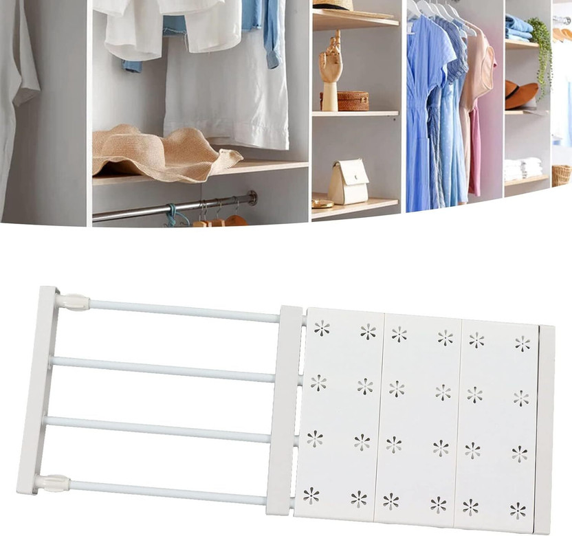 SUICUNE Shelf Organizers(White, Plastic)