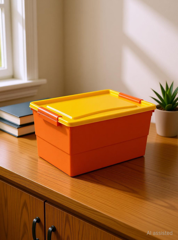 Nilkamal Shelf Organizers(Orange, Yellow, Plastic)