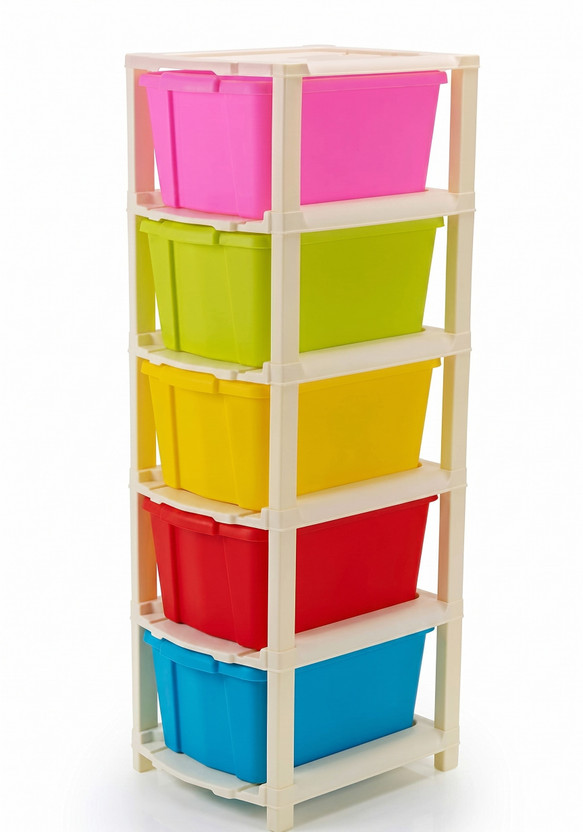 MAXTID Shelf Organizers(White, Plastic)