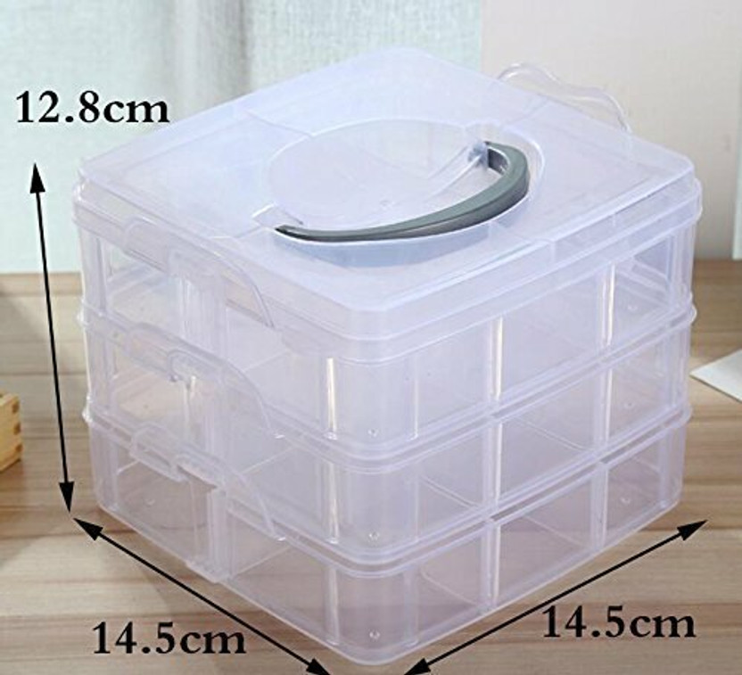Dervino Shelf Organizers(Clear, Plastic)