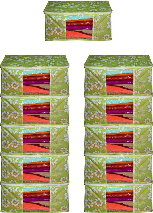 Shaping Fabric Non-Woven Garment Cover with Transparent Window Pack of 11 SF_XL_6978043522147 Under Bed Storage