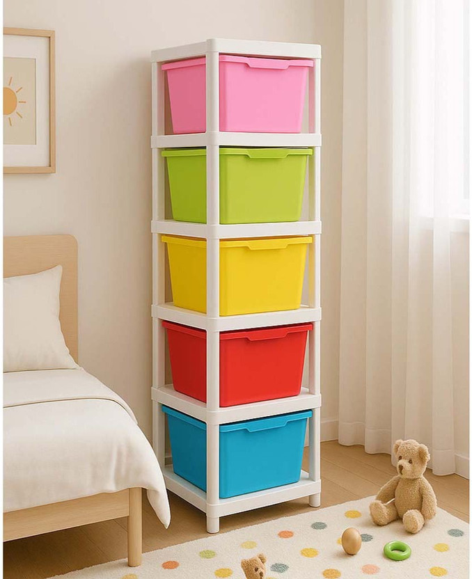 YUBITUBY Toy Organizers(Multicolor, Plastic)