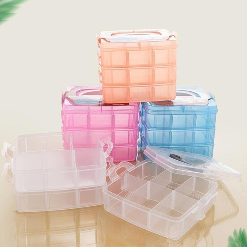 GaxQuly Cosmetic & Make-up Organizers(Multicolor, Plastic)