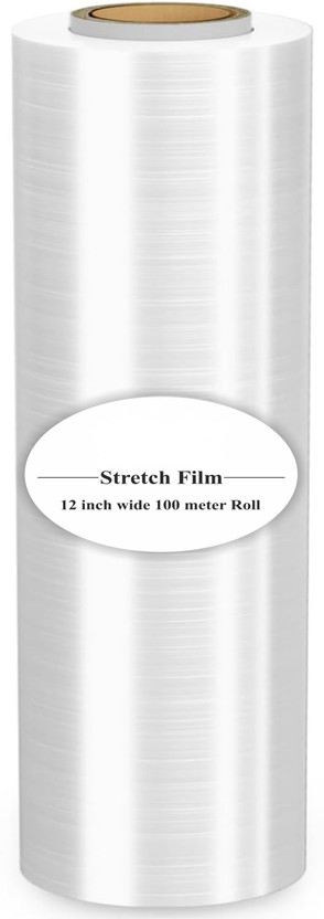cintrotech 30 cm 328 ft Biodegradable Packing Material, 12 Inch (300 mm), 100 Meters Stretch Film(23 mil)