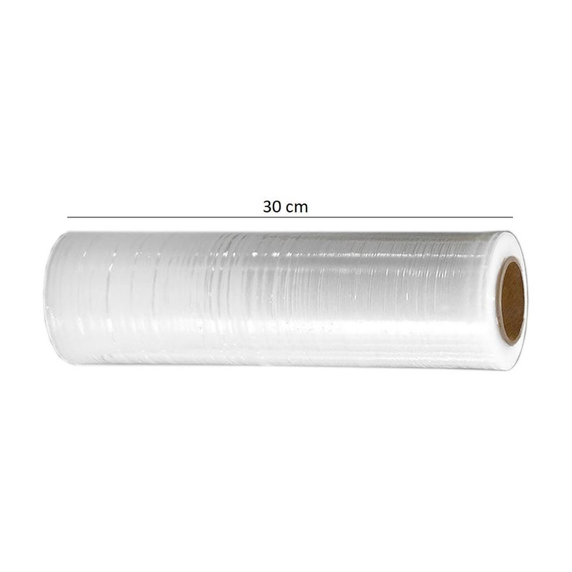 Dhimahi 30 cm 328 ft Stretch Wrap Roll For Packing Wrapping Roll / Wrapping Film / Packaging Film(55 mil)