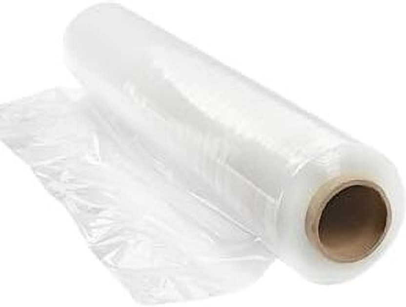 CLOUD RETAIL 45 cm 1800 ft 18 INCH Heavy Duty Stretch Film Roll | Transparent Packing Wrap Pack of 1(0.98 mil)