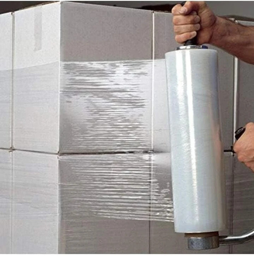AFRESHWRAP 15 cm 1500 ft 6 inch Transparent Large Size Stretchable Film wrap Roll,Packing(52 mil)
